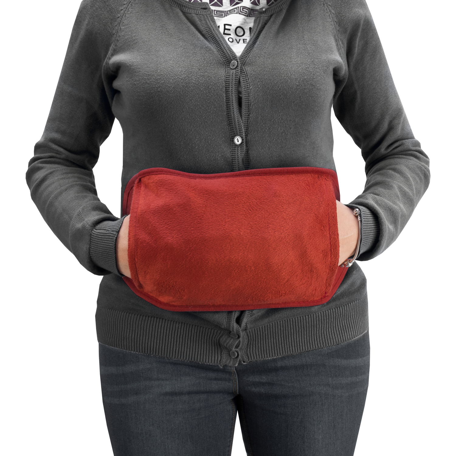 DICTROLUX - Borsa acqua calda elettrica con tasca scaldamani 550 Watt